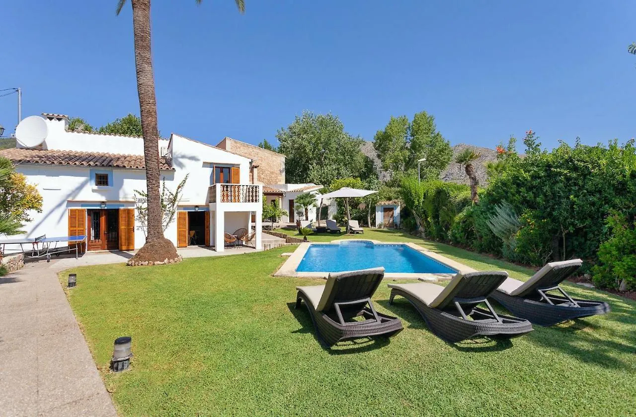 Villa Casa Pont Roma, garden&pool in Pollensa