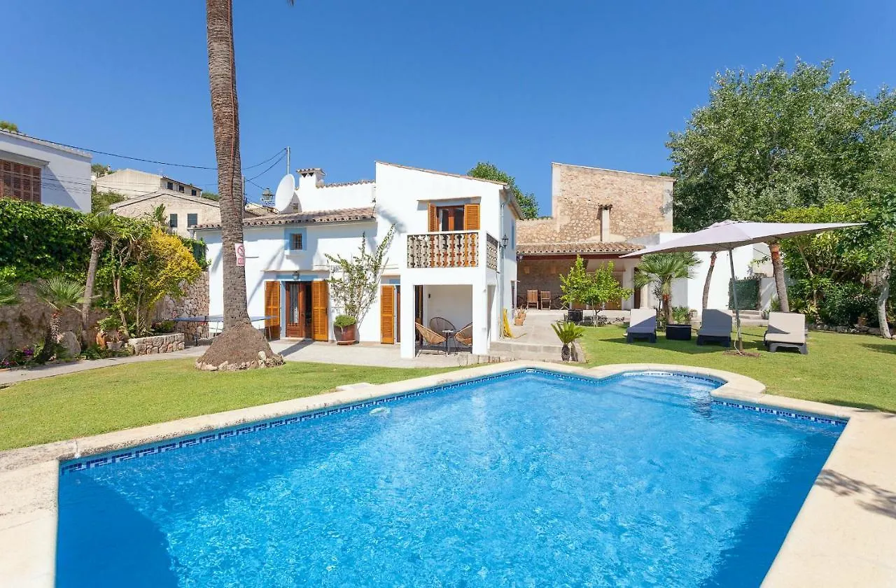 Casa Pont Roma, garden&pool in Pollensa location